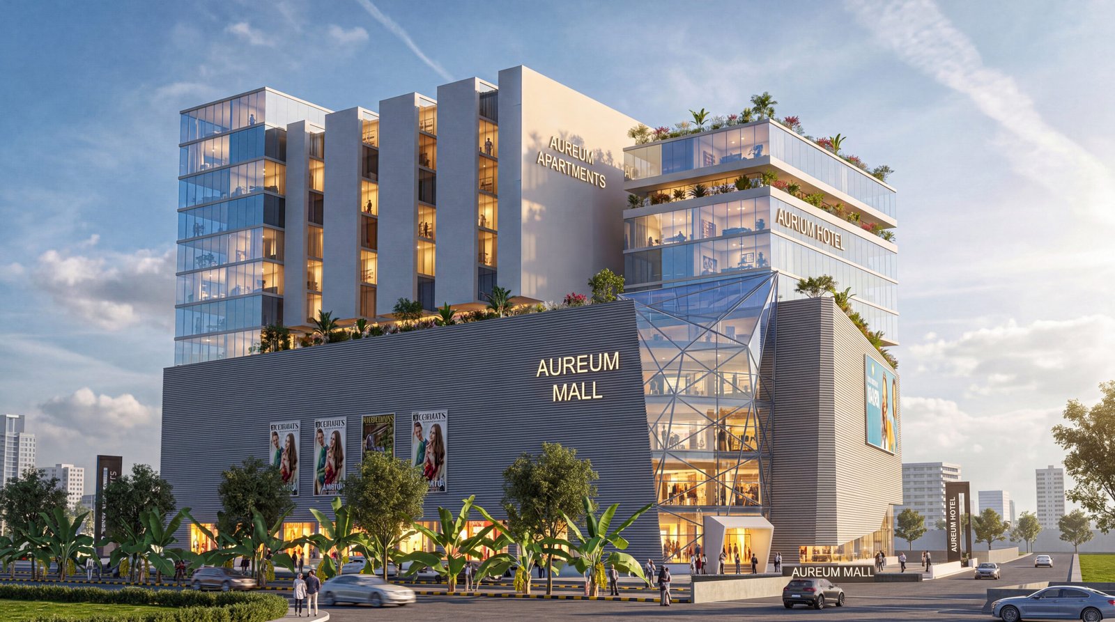 Aureum Mall & Residences project elevation