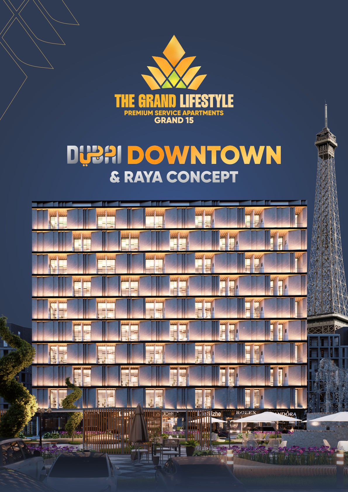 The Grand Lifestyle — Grand 15 project elevation
