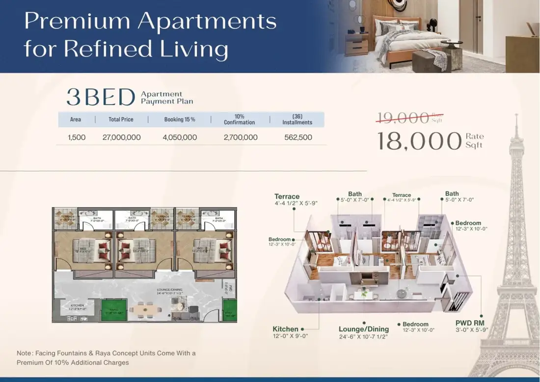 Grand 15 apartments supplied brochure 20 — Bahria Town Lahore