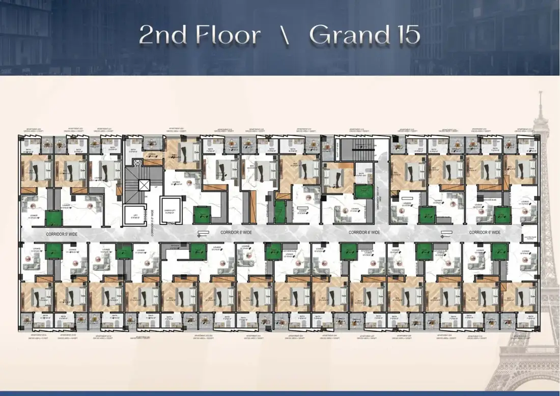 Grand 15 apartments supplied brochure 29 — Bahria Town Lahore