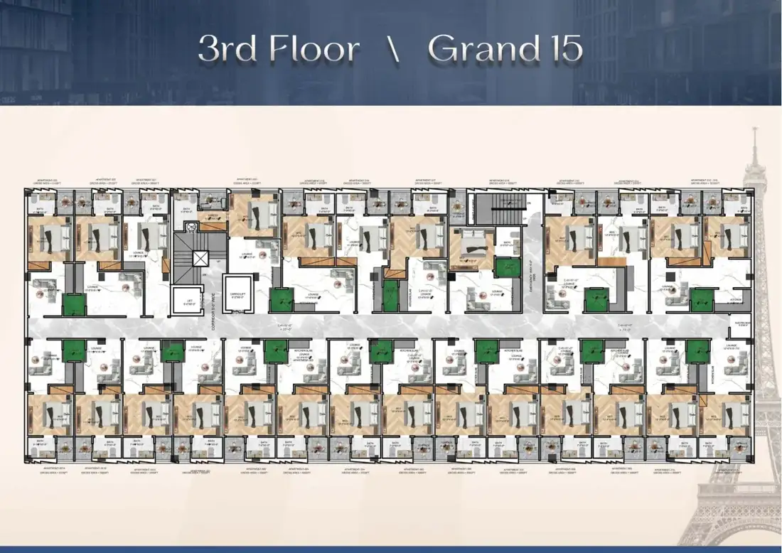 Grand 15 apartments supplied brochure 30 — Bahria Town Lahore