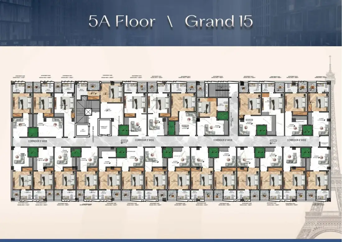 Grand 15 apartments supplied brochure 32 — Bahria Town Lahore