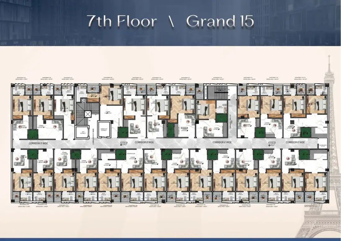 Grand 15 apartments supplied brochure 35 — Bahria Town Lahore