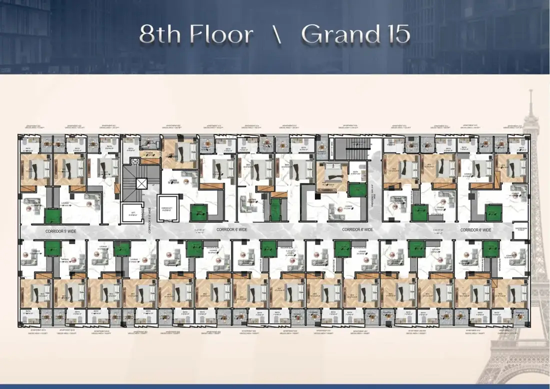 Grand 15 apartments supplied brochure 36 — Bahria Town Lahore