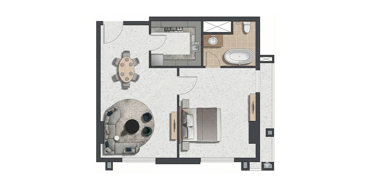 Official Mayfair Residencia floor plan one