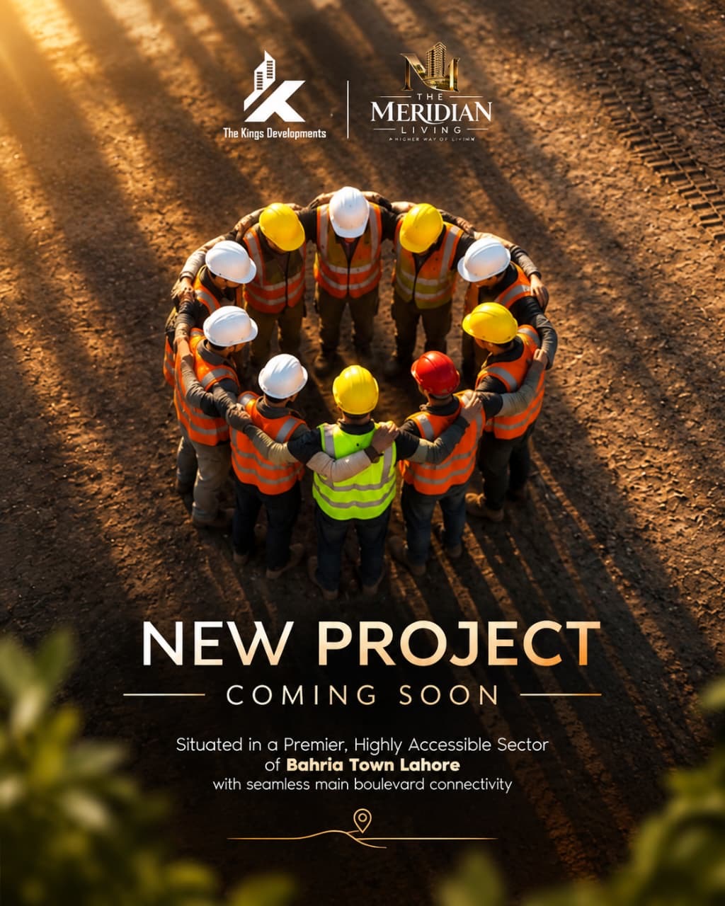 Meridian Living new-project coming-soon promotional artwork
