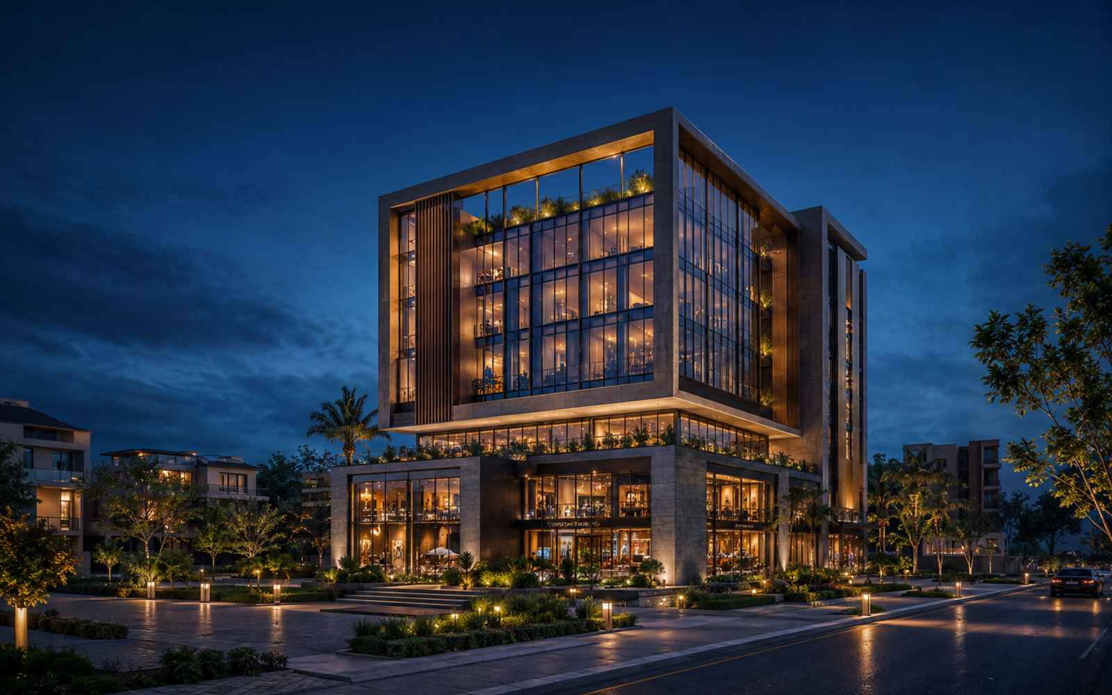 The Cube project elevation